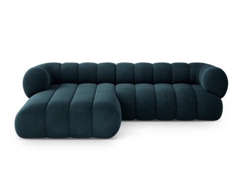 Cosmopolitan Design linker hoekbank Koge 5-zits, flueel diepe olie - 165x270x70cm