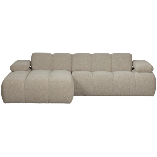 WOOOD chaise longue links Mojo - Bouclé - Beige Melange - vtwonen shop