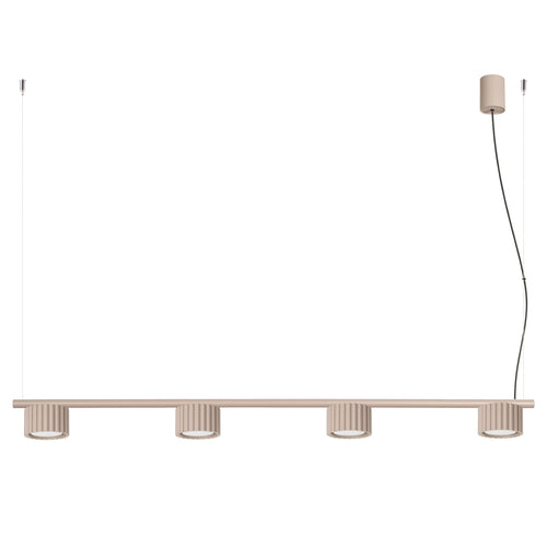 Sollux Lighting Kroonluchter AURA 4 taupe Gx53 - 122x10x208cm