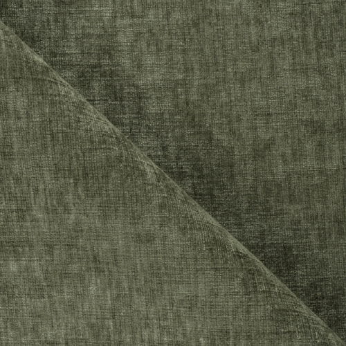 Sia Home - Rechte bank YUMA - Fluweel met structuur - Saliegroen - 240cm - vtwonen shop