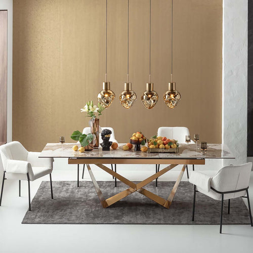 Kare Design Uitschuifbare Eettafel Connesso 260x90cm wit - vtwonen shop