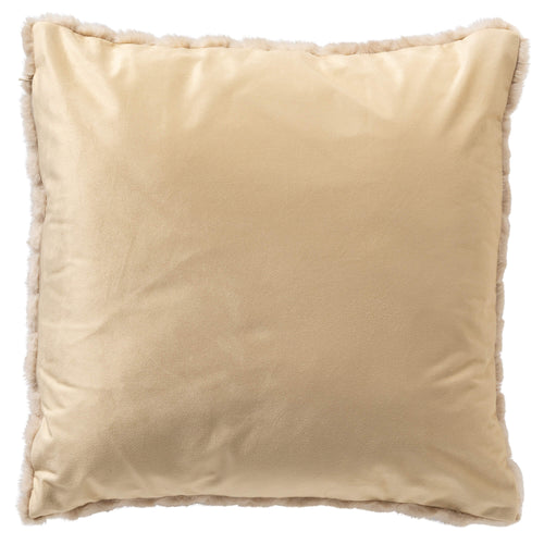 NEIL - kussenhoes 45x45 cm - bontlook - zigzagpatroon - Summer Sand - beige