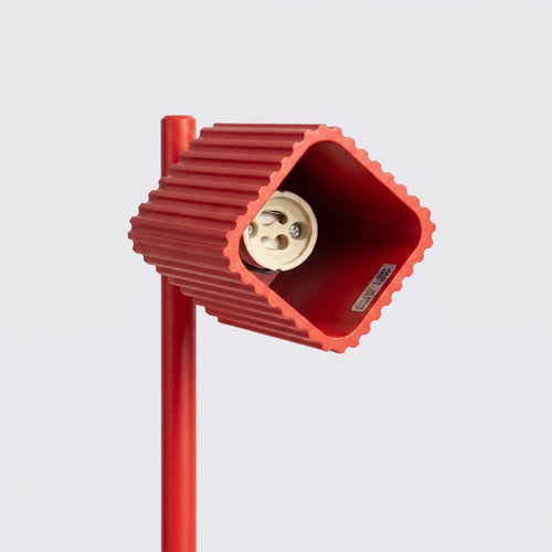 Sollux Lighting Tafellamp RAYO rood - 14,5x14,5x43cm