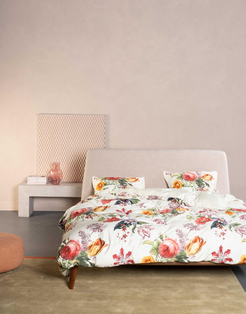 Essenza Florea dekbedovertrek - Lits-Jumeaux XL – 260x200/220 cm - Vanille