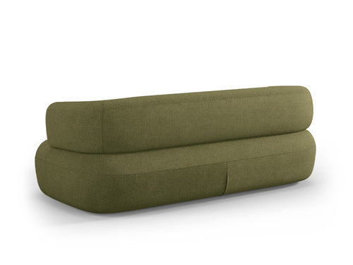 Micadoni Bank Jenny 3-zits, boucle, groente - 90x178x73cm