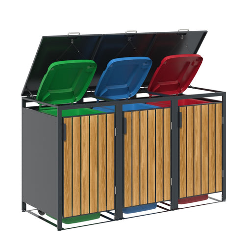 Garden Impressions containerberging Binport 204x80x118 cm - light teak look