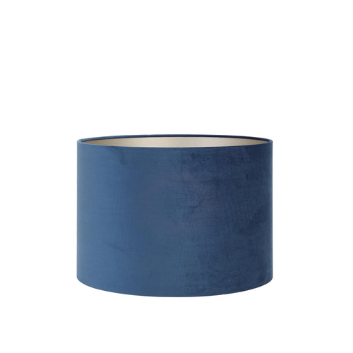 Light & Living lampenkap Velours - blauw - Ø30cm - vtwonen shop