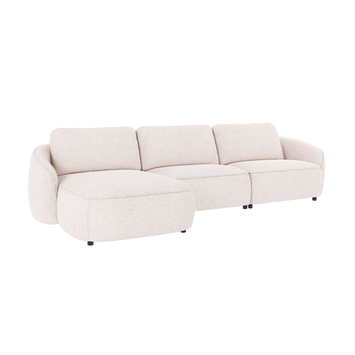 Rowico Home Norris 4-zits Hoekbank Wit - Links - 319 cm