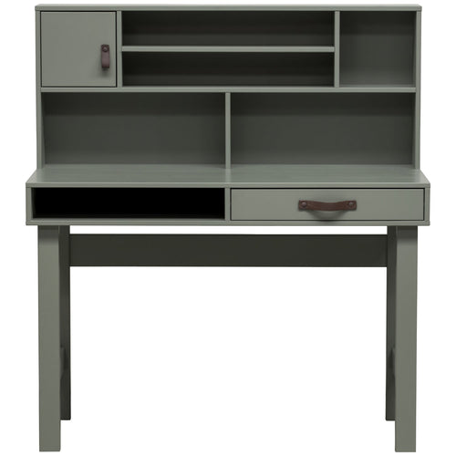 vtwonen kistbank 120 cm & bureau 110 cm Stage - Grenen - Soap - 36x120x50/122x110x58