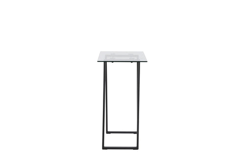 Rebellenclub Sidetable Tamati - 100 x 40 cm - Zwart met Glas - vtwonen shop