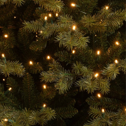 Black Box Trees Clive Kunst Kerstboom met Verlichting - Kunstkerstboom H215 x Ø142 cm - Groen