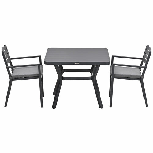 Garden Impressions tuinset Amarillo - Mina - donker grijs - 90x90 cm - 3-delig - vtwonen shop