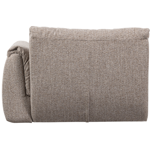 WOOOD 1-zits met arm rechts Baggy - Geweven Stof - Bruin - - vtwonen shop