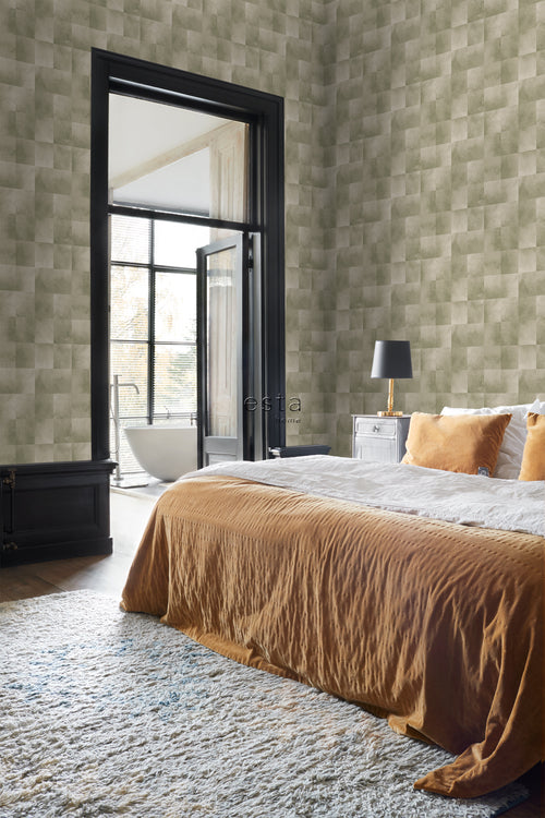 ESTAhome behang dierenhuid warm beige - 53 cm x 10.05 m - 139181