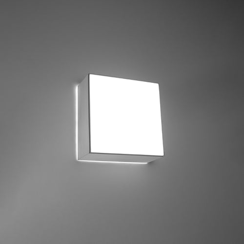 Sollux Lighting Plafondlamp HORUS grijs - 25x25x11cm