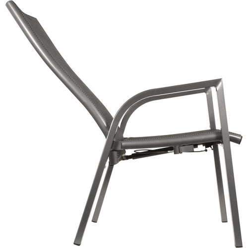 Lesli Living bistrostoel Mojito - antraciet - 59x69x110cm