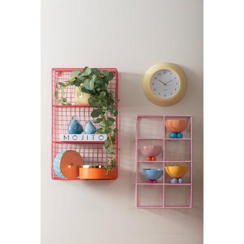 Karlsson wandklok Tender Rib - geel - Ø25cm - vtwonen shop