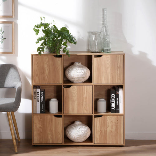 Calicosy - MODU Opbergmeubel 9 vakken - Hout - 29x88,8x90,5 cm
