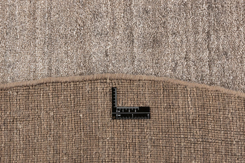 Vloerkleed MOMO Rugs Plain Dust Round Robusto Grey 250 cm rond