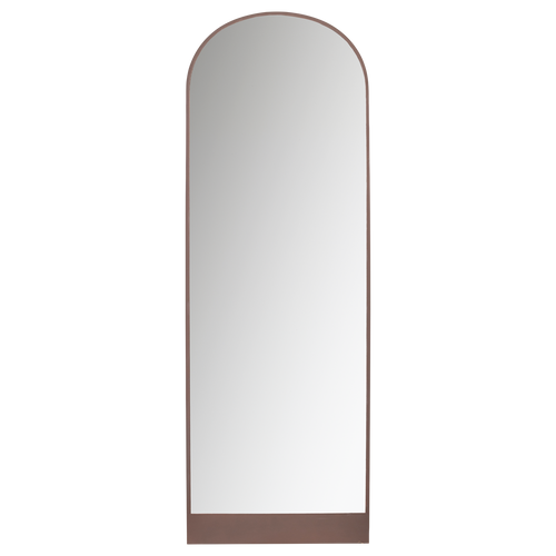 WOOOD passpiegel Solari - Hout - Hoogglans Donkerbruin - 175x60x26