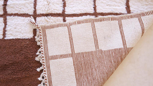 AFK Living vloerkleed Berber - handgemaakt - Wol - 80 cm x 240 cm