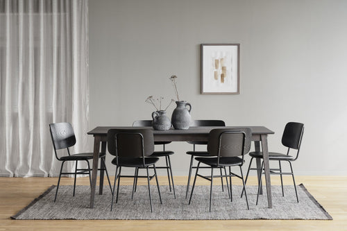 Rowico Home Filippa verlengbare houten eettafel donker eiken - 180 x 90 cm - vtwonen shop