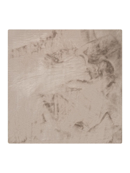 benuta nepbont vloerkleed Dave - taupe - 150x150 cm