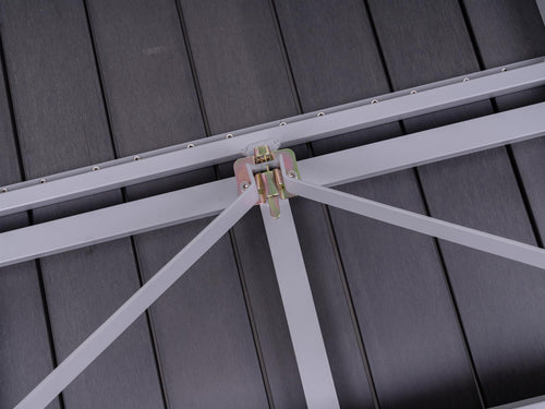 MaximaVida tuintafel inklapbaar kunststof-aluminium Hamburg 200 cm zwart - onderhoudsarm - vtwonen shop