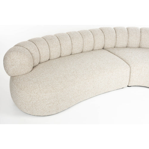 Dutchbone Duvane 7-Zitsbank/ Hoekbank Beige