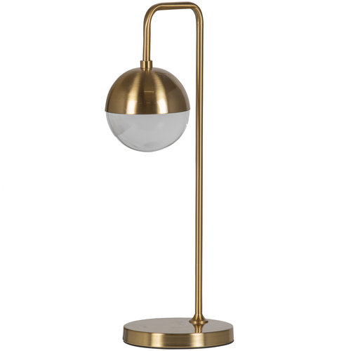 BePureHome tafellamp Globular - Metaal - Antique Brass - 59x27x20 - vtwonen shop