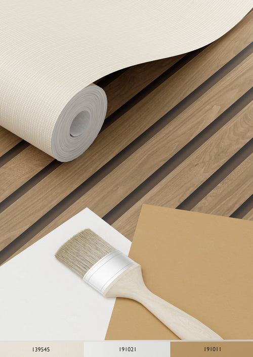 ESTAhome behang houten wandpanelen 3d lichtbruin - 53 cm x 10.05 m - 139608 - vtwonen shop