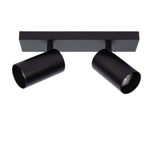 Atmooz plafondlamp Era 2 - zwart - 28 x 13 x H 12 cm - GU10
