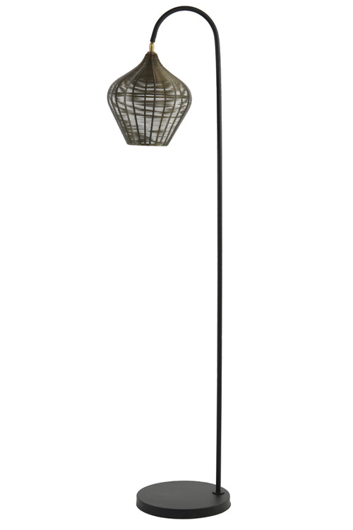 Light & Living vloerlamp ALVARO - 35x30x160cm - brons - vtwonen shop