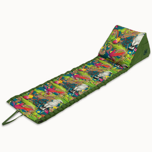 Besarto - Relaxmatras - Paradijsvogel - Petrol - vtwonen shop