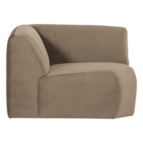 WOOOD hoekelement recht Mojo Base - Velvet - Khaki - 74x105x105