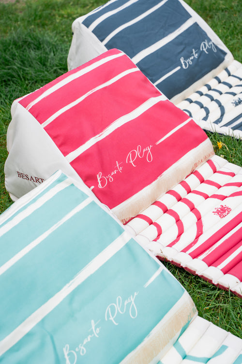 Besarto - Relaxmatras - Plage - Turquoise Off white - vtwonen shop