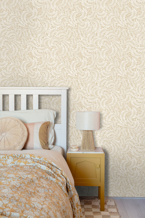 ESTAhome behang bladeren beige - 50 x 900 cm - 131147 - vtwonen shop