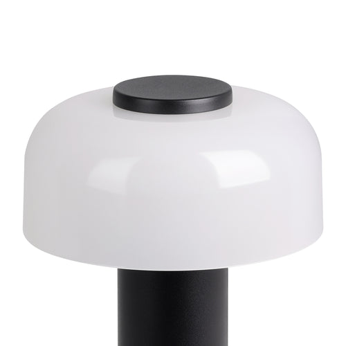 EGLO tafellamp Ponente - draadloos - led - 20 cm - zwart/wit