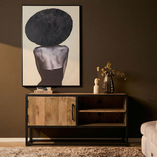 Starfurn Tv-meubel Dakota - Naturel Hout - 100x45x50cm