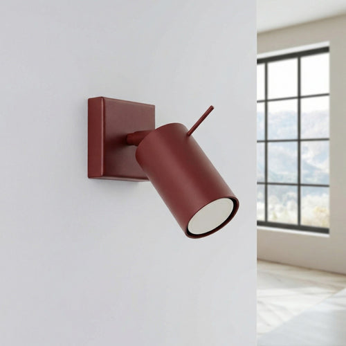 Sollux Lighting Wandlamp RING bordeaux - 8x16x8cm