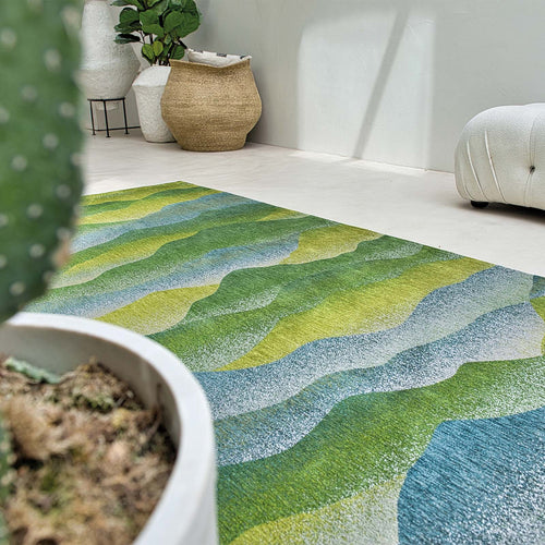 Louis De Poortere vloerkleed Spring - groen - 170x240cm - vtwonen shop