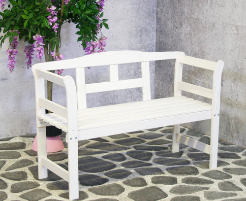 SenS-Line - Friesen Tuinbank 113cm - 2-zits - Wit