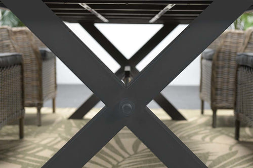 Garden Impressions Robusto tafel 240x100xH76 -  vintage teak