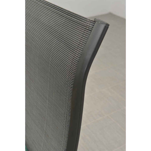 Garden Impressions tuinstoel Santos donker grijs - verstelbaar - 4 stuks