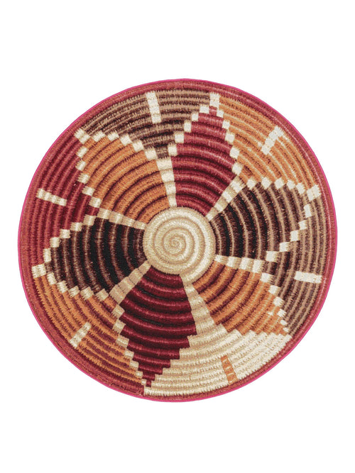 benuta binnen- en buitenkleed Kenya - veelkleurig - ø 160 cm