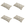 Madison sierkussen Napels - taupe - 30x50x10cm - set van 4