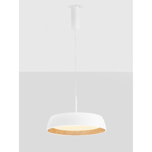 Nova Luce SIGI Dome hanglamp voor plafond, zandwit, Triac dimbare LED, 40W, 3111lm, 3000K