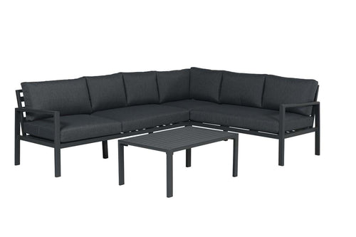 Lexington loungeset - 4-delig - rechts - carbon black - reflex black - vtwonen shop