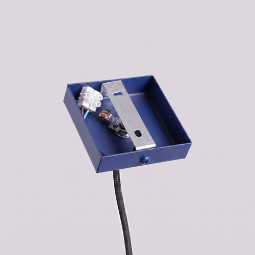 Sollux Lighting Hanglamp LAGOS 1 ultramarijn - 8x8x100cm