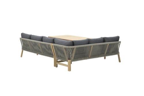 Santos lounge-diningset-5-dlg-links-acacia white wash-dgrijs-mgrey - vtwonen shop